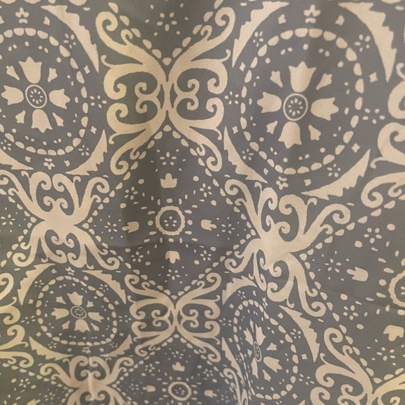 Tecrew blue and white printed tank.  Good condition. Size medium. - Picture 3 of 3